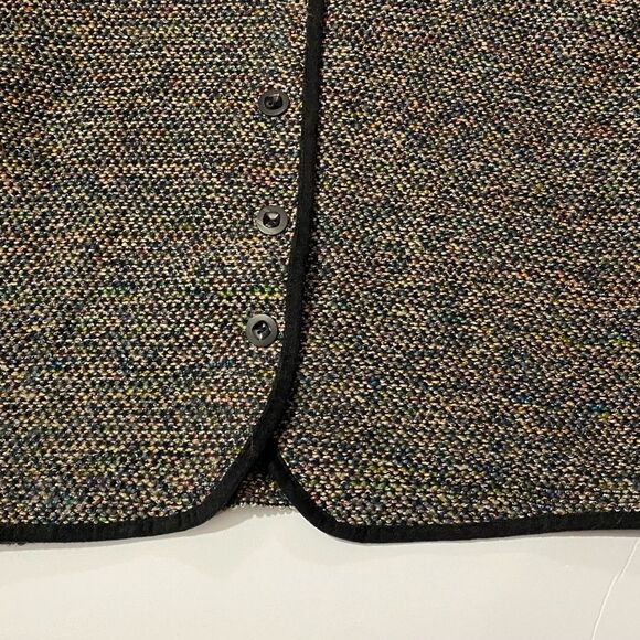 Alfred Dunner Multi-Color Tweed Blazer Jacket Button Down Women's Size 10 - Picture 9 of 13